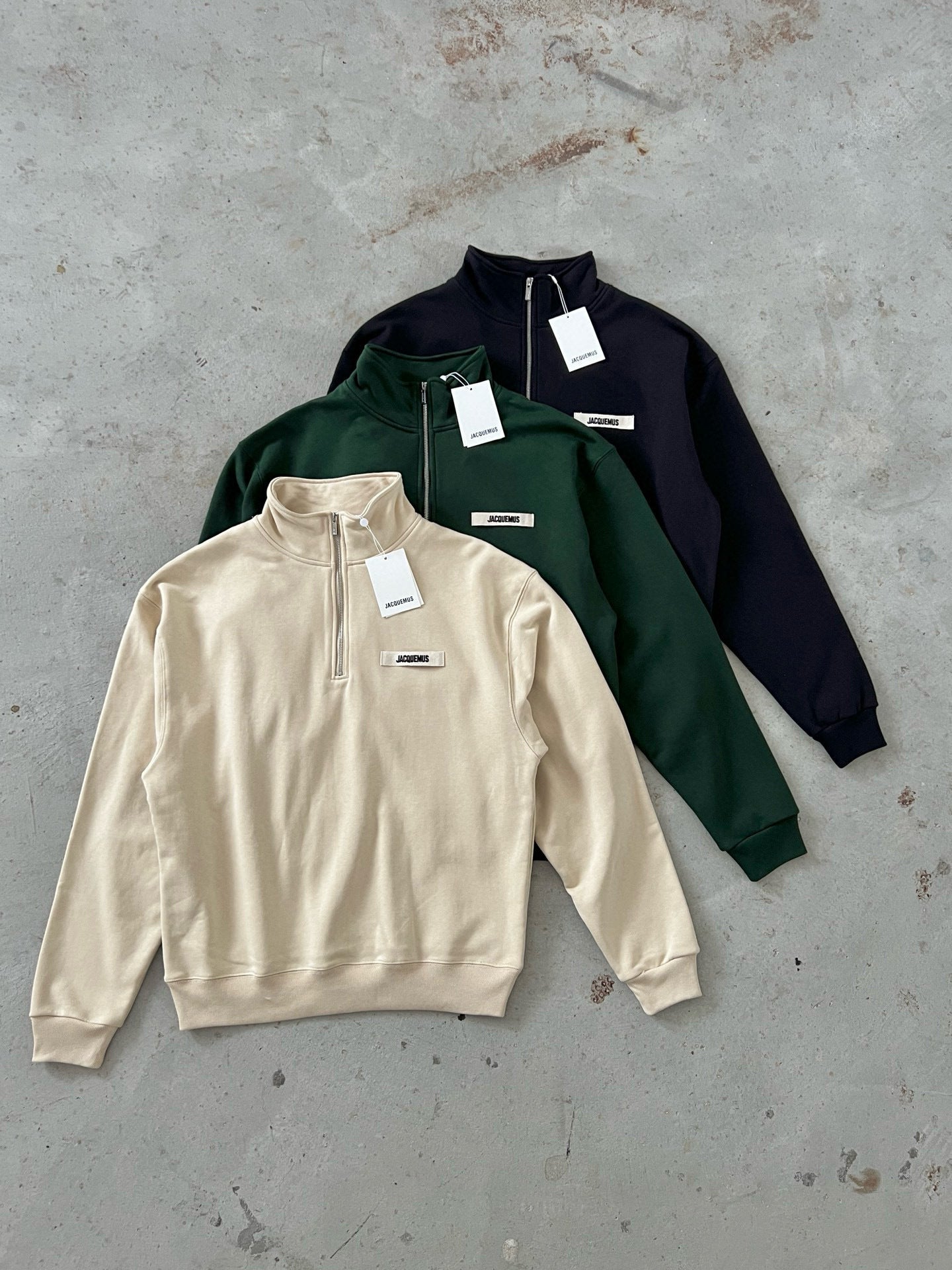 Jacquemus Pull Zippé Noir (vente privée)