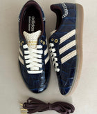 Wales Bonner X Adidas Originals Samba 'Collegiate Navy Night Red'