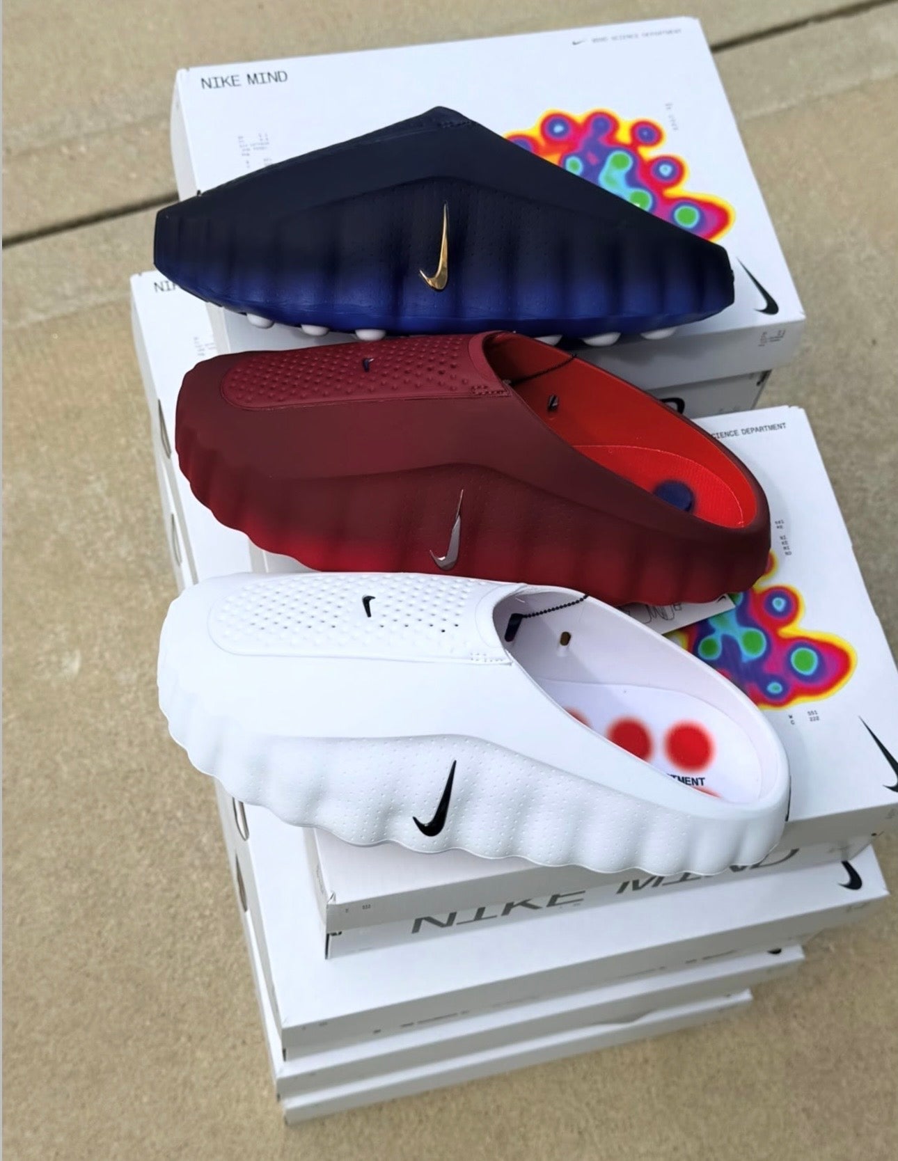 Nike Mind 001 White Speed Red v2
