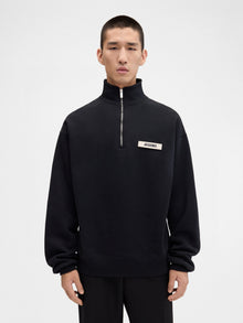 Jacquemus Pull Zippé Noir (vente privée)