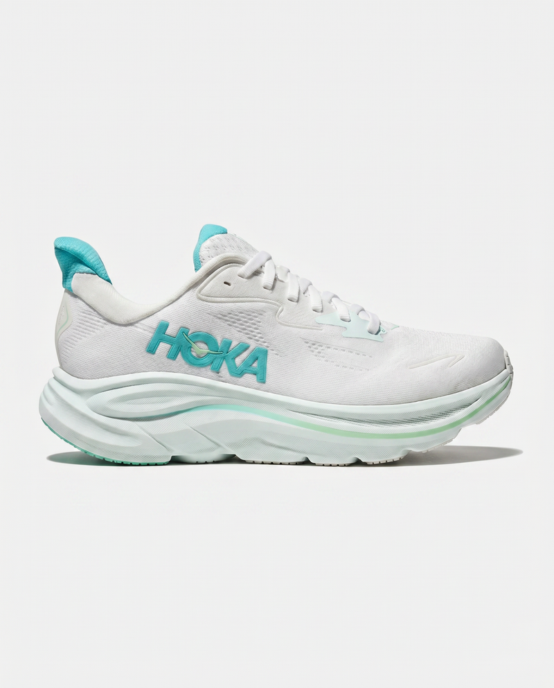 Hoka Clifton 10 White/Cielo Blue
