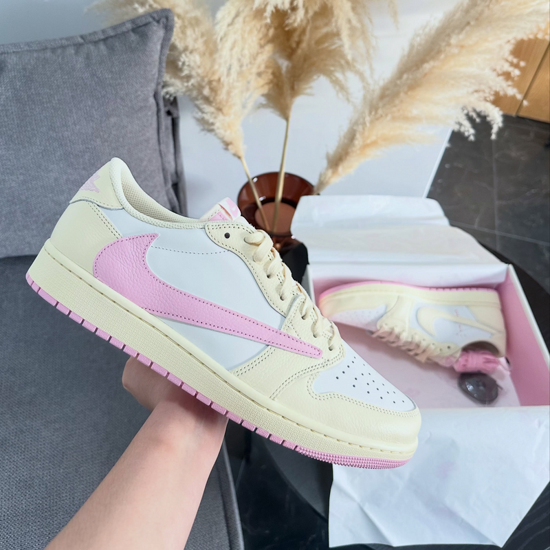 Air Jordan 1 Low x Travis Scott « Shy Pink and Tropical Pink »