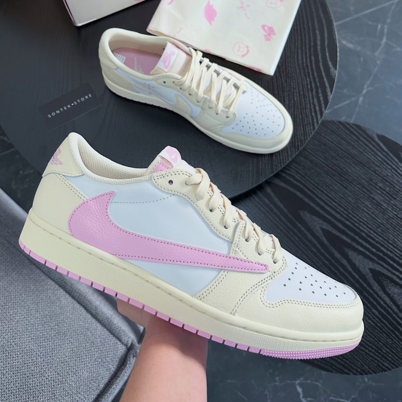 Air Jordan 1 Low x Travis Scott « Shy Pink and Tropical Pink »
