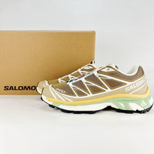 SALOMON XT-6 Daily outdoor commuting, low-top, casual, running shoes, unisex, brown