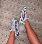 Nike P-6000 / White Varsity Red