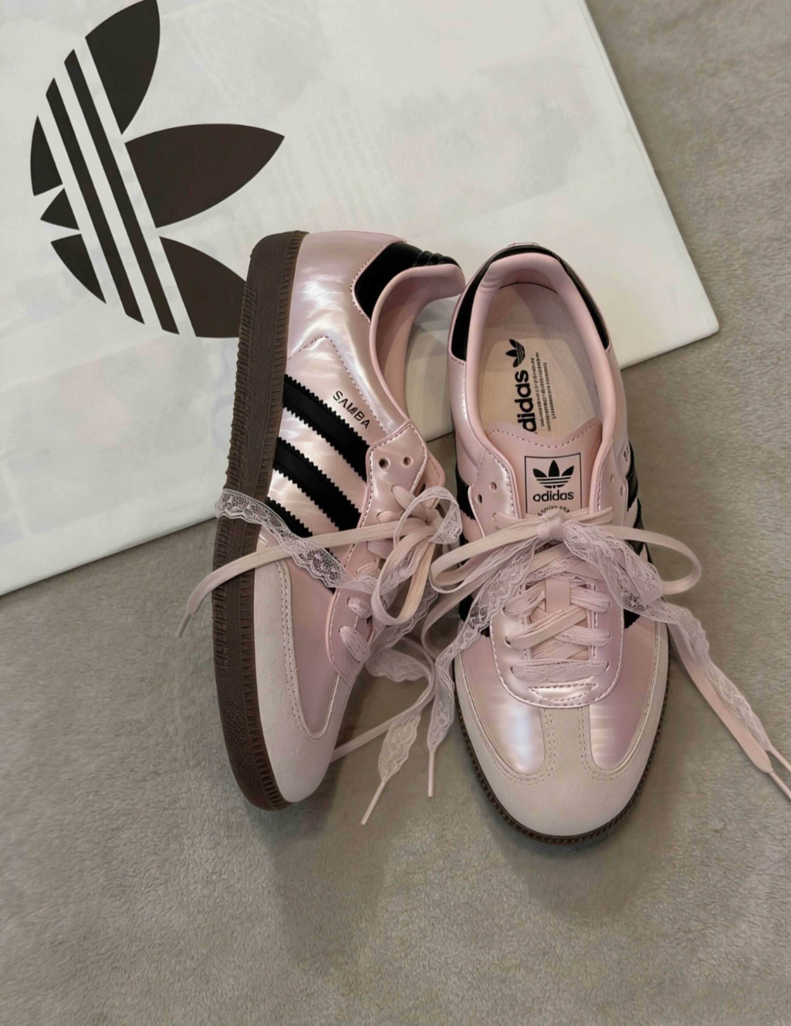 Adidas Samba — Rose Nacré