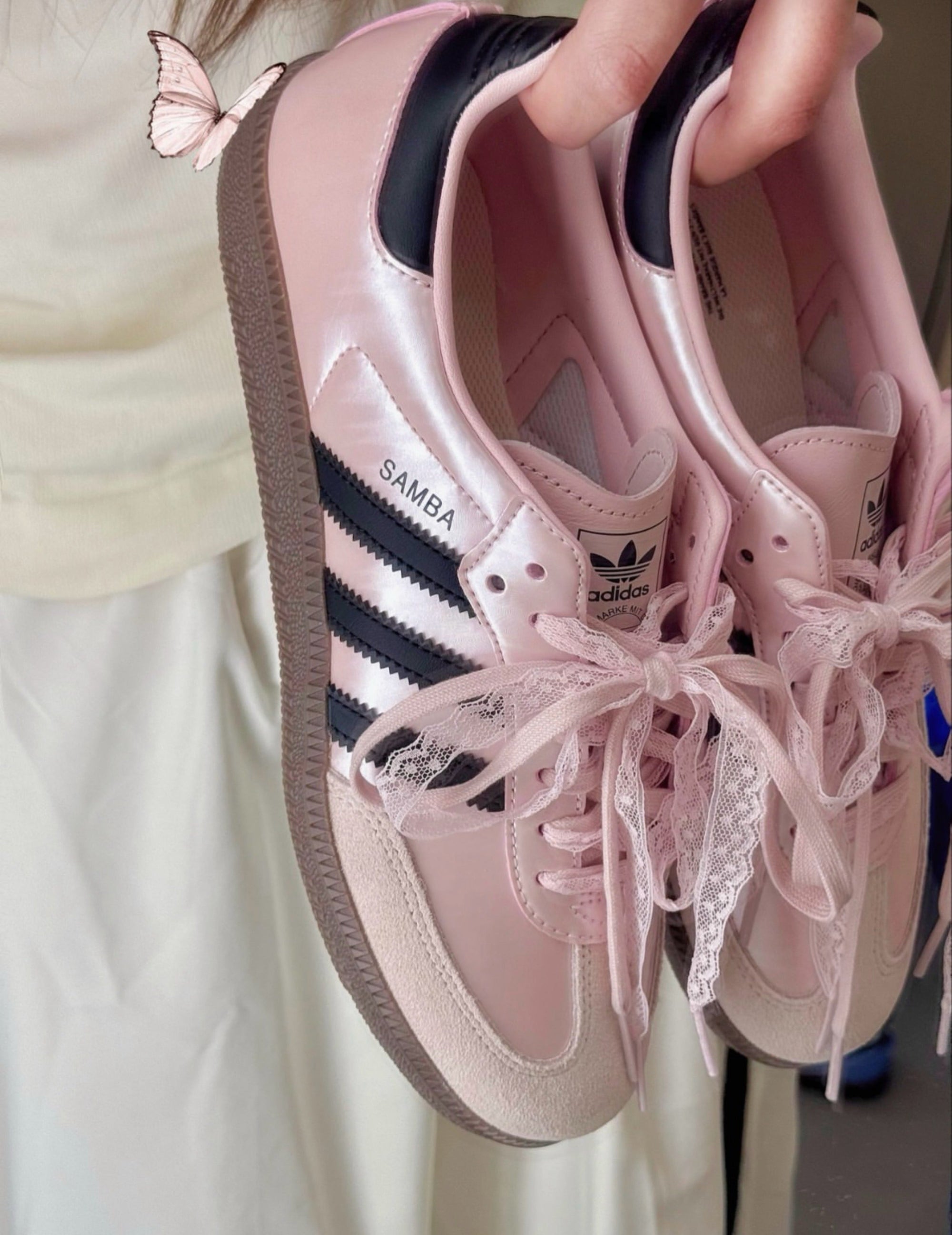 Adidas Samba — Rose Nacré