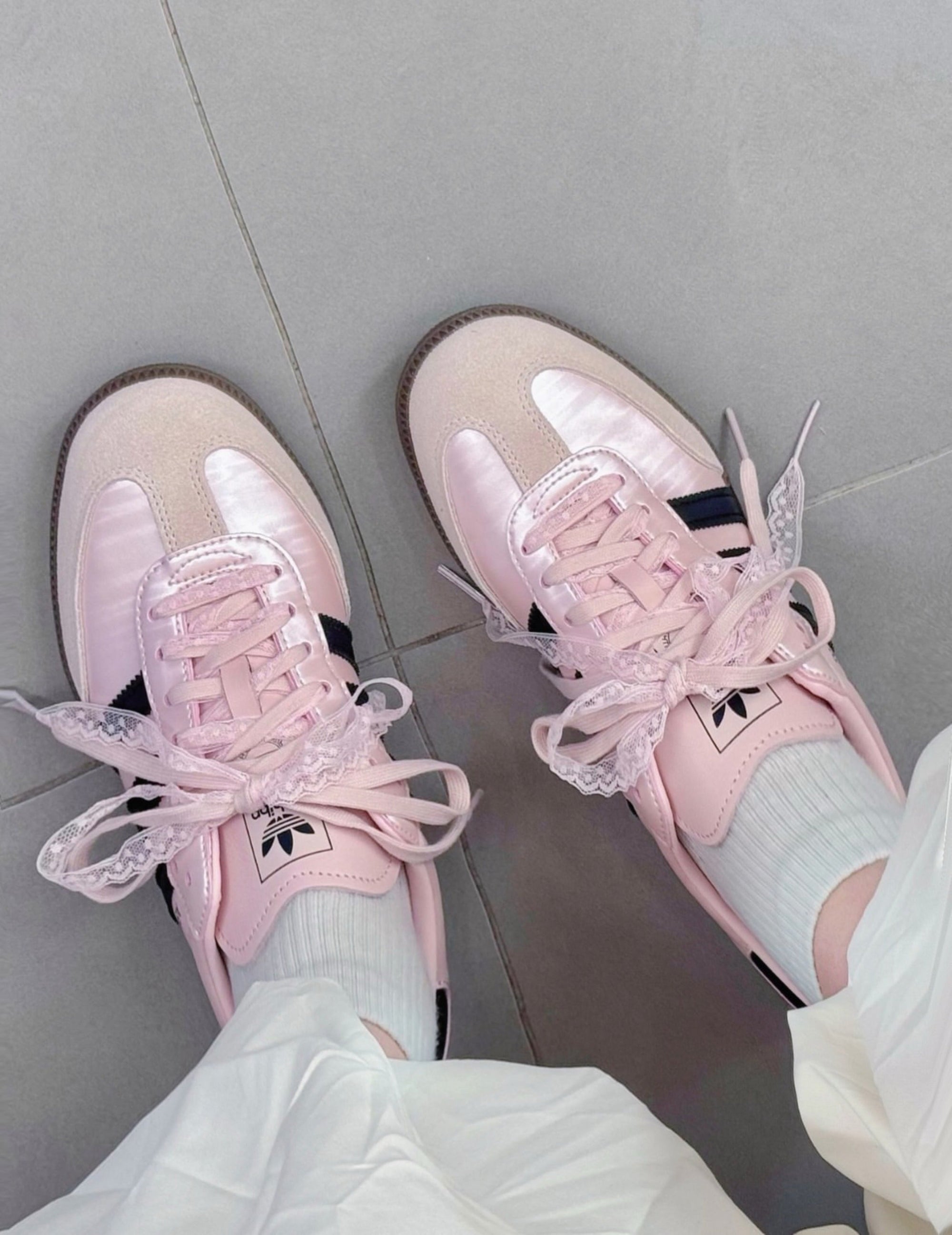 Adidas Samba — Rose Nacré