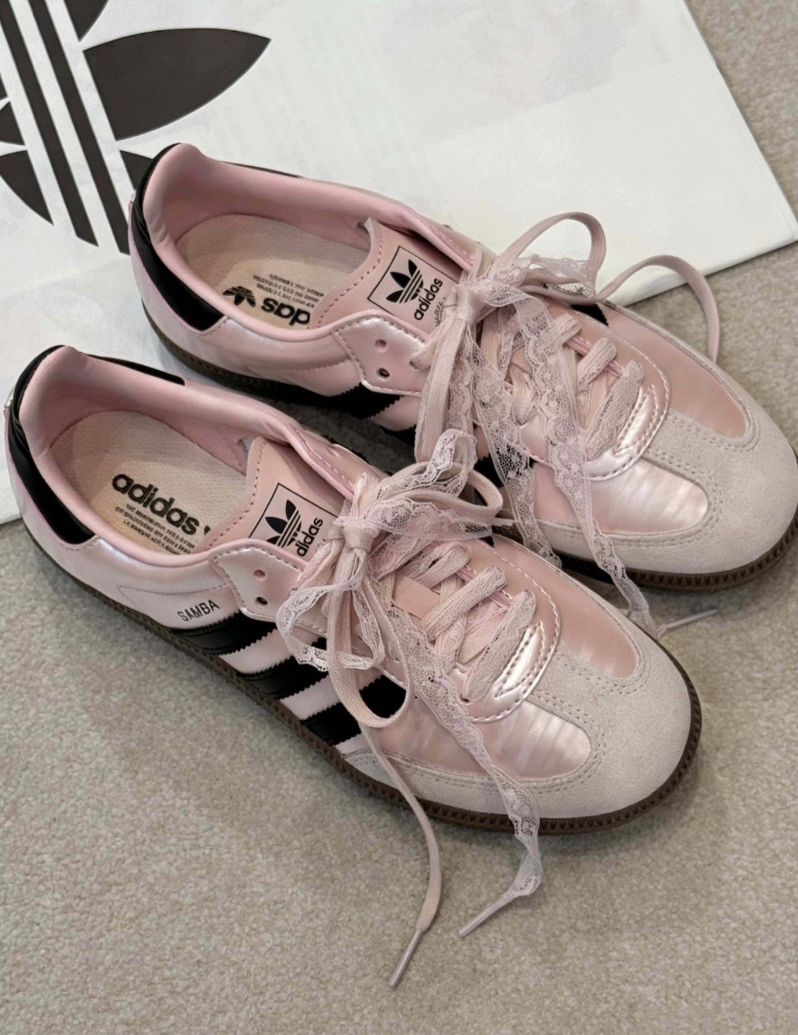 Adidas Samba — Rose Nacré