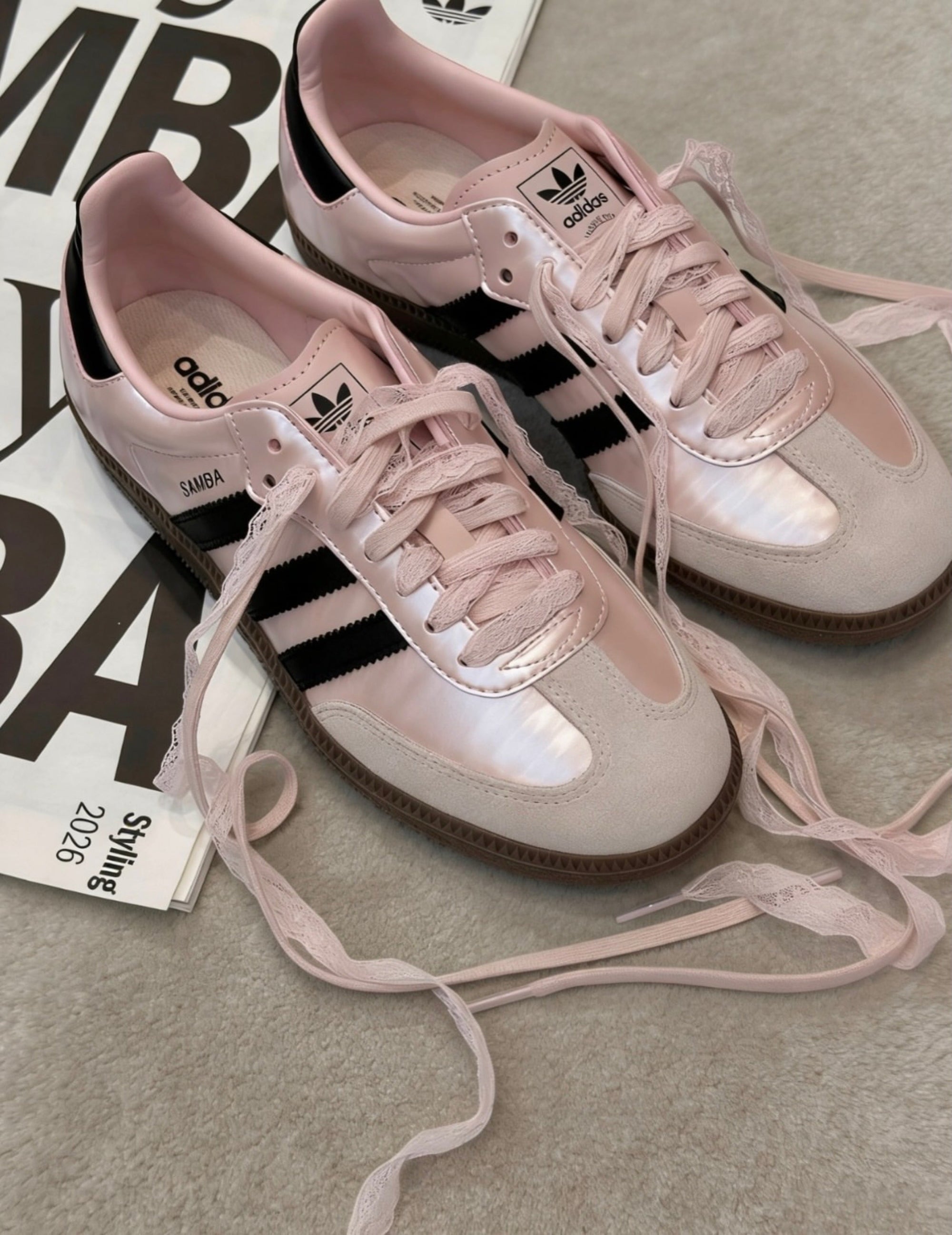 Adidas Samba — Rose Nacré
