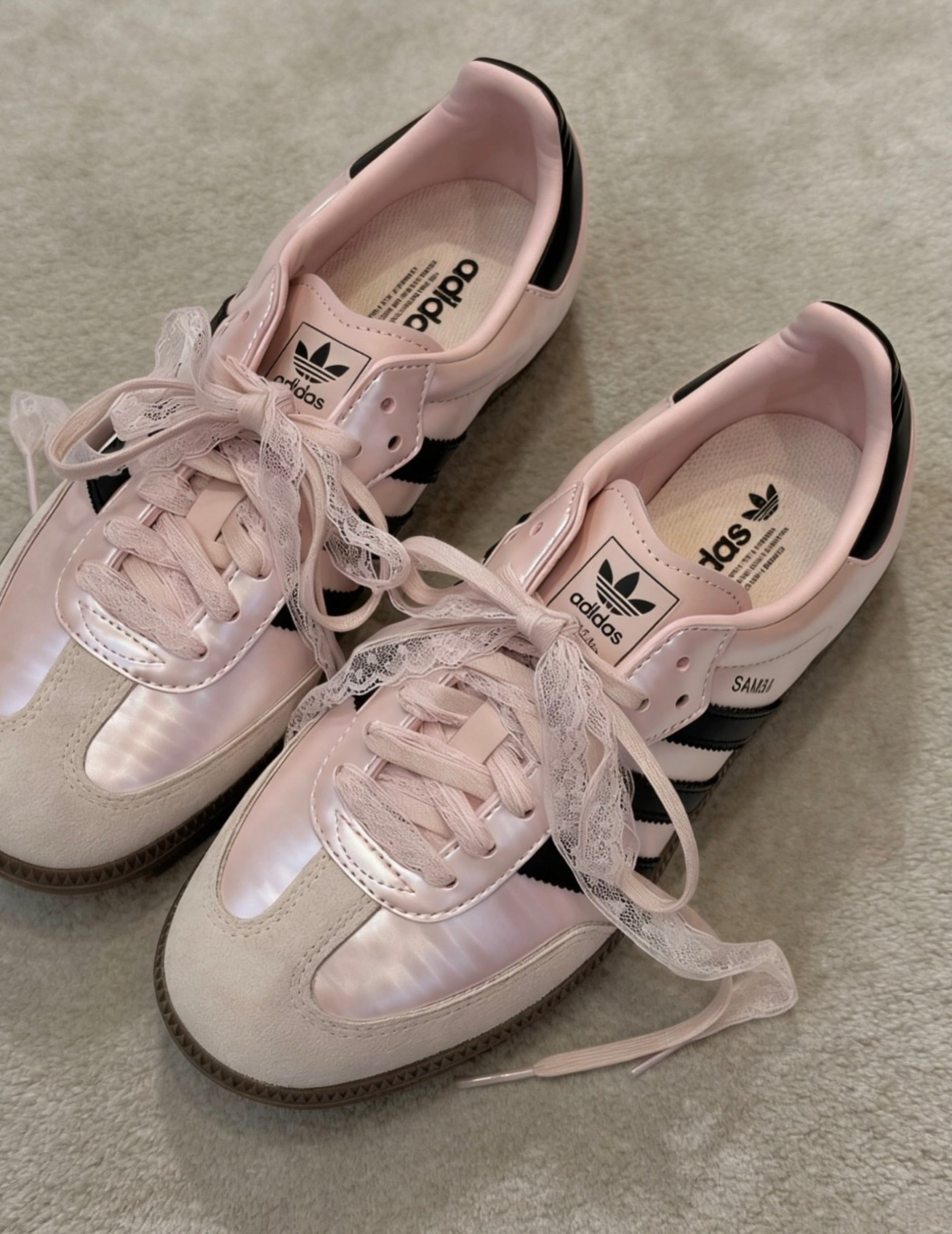 Adidas Samba — Rose Nacré