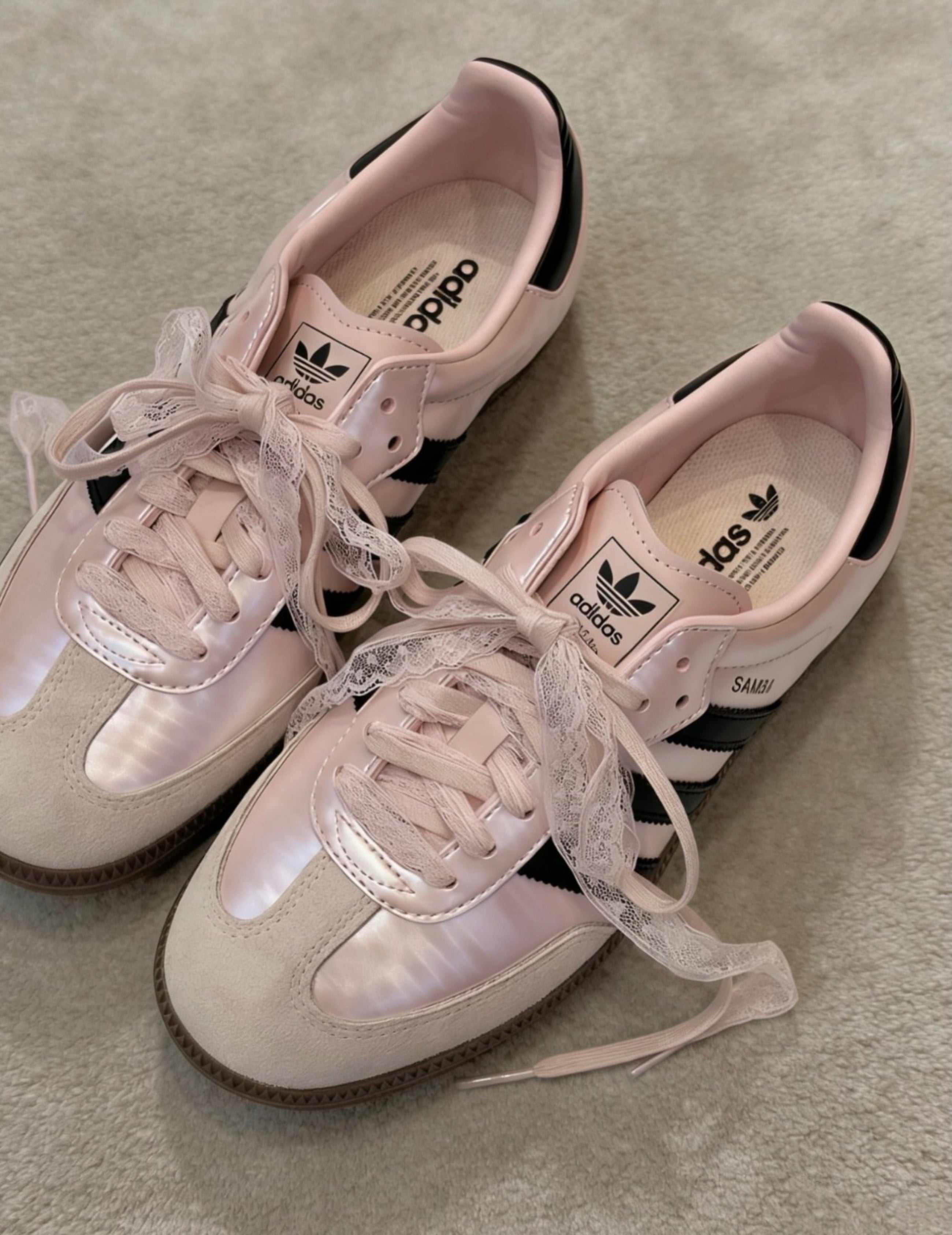 Adidas Samba — Rose Nacré