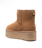 UGG® Classic Ultra Mini Platform Boots – Cream