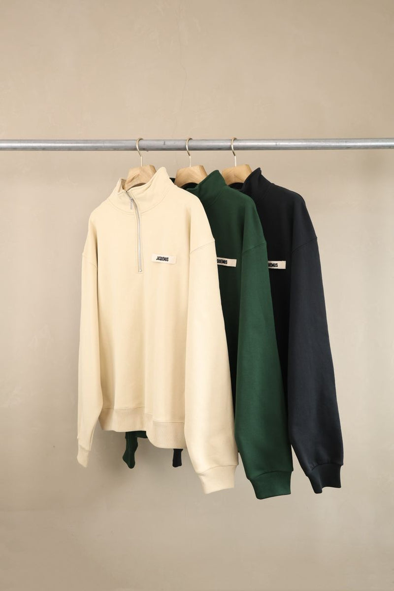Jacquemus Pull Zippé Noir (vente privée)