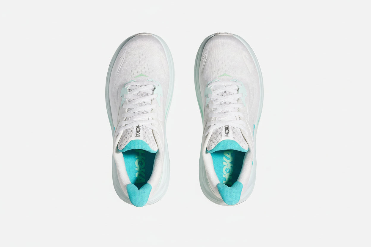 Hoka Clifton 10 White/Cielo Blue