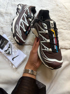 Salomon XT-6 chocolat, détail semelle