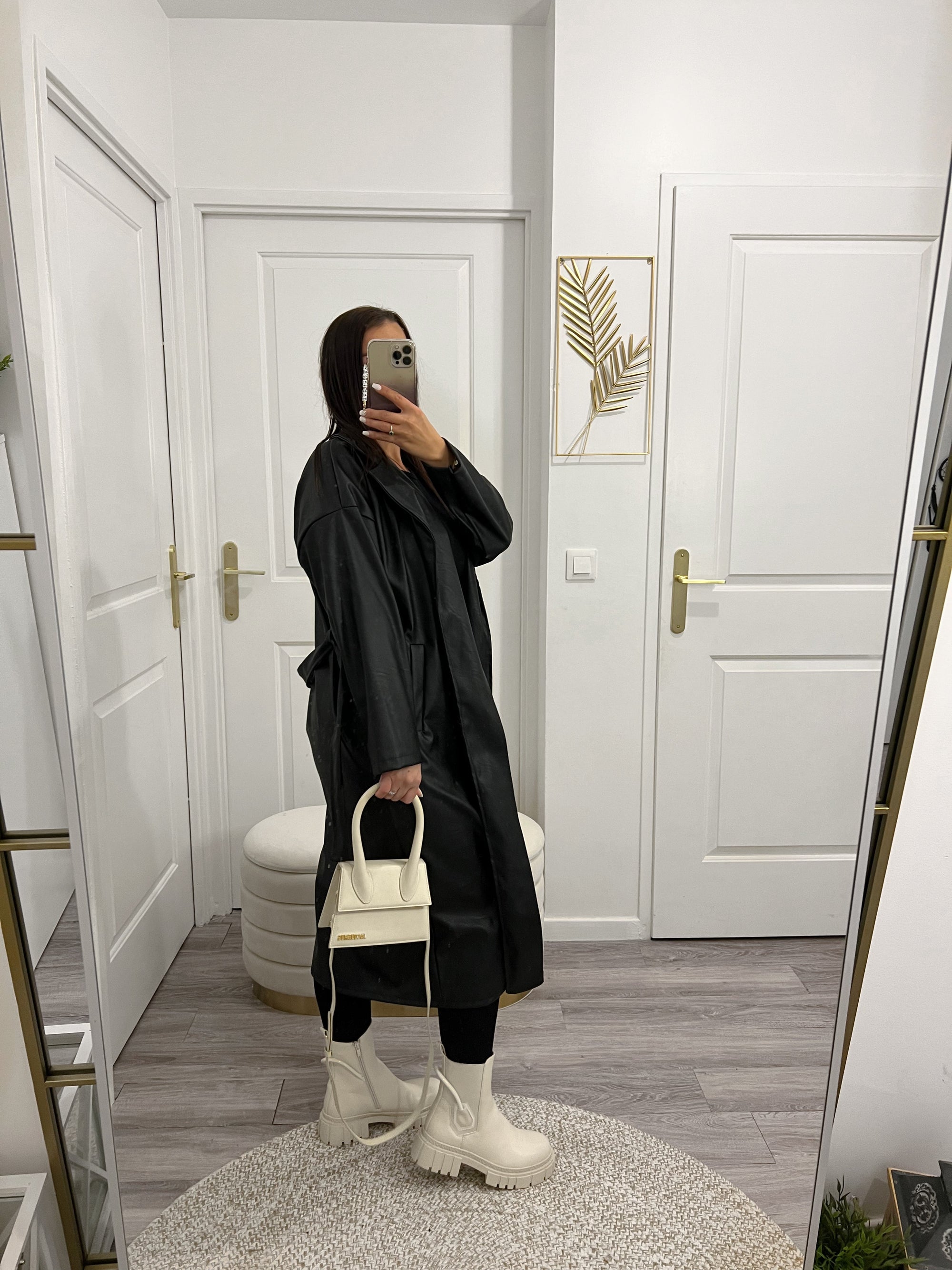 Long jacket imitation leather - Harley